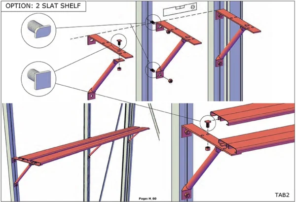 Homestead 2-Slat Shelving - Image 5