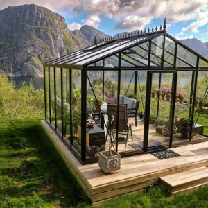 greenhouse on a mountain