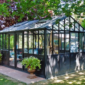 retro victorian brick patio
