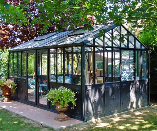 retro victorian brick patio