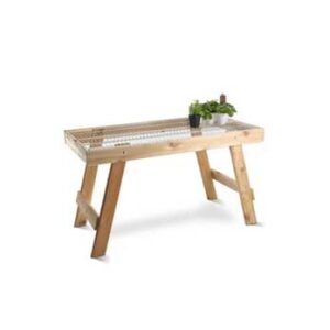 Cedar Bench Wire Top
